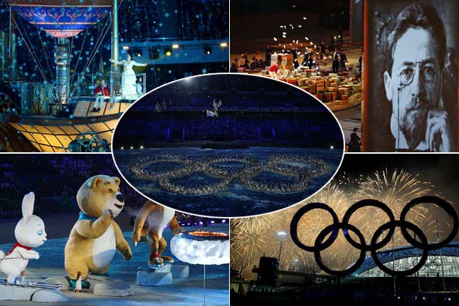 第二十二屆冬季奧林匹克運動會在俄羅斯索契閉幕[高清]
