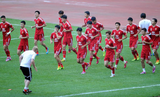 国足备战2011亚洲杯预选赛