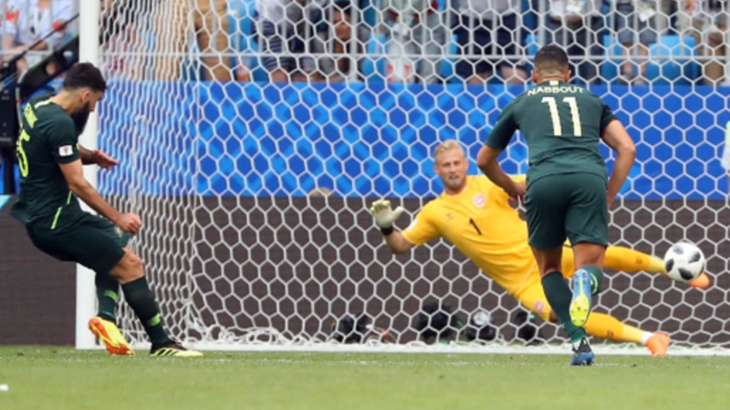 丹麦vs澳大利亚比赛集锦