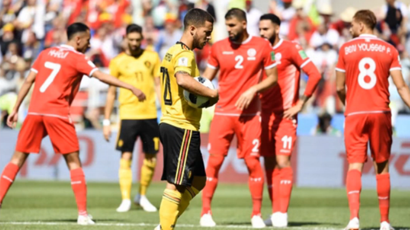 比利时VS突尼斯 比赛集锦