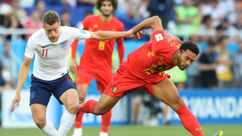 英格兰vs比利时上半场比赛集锦