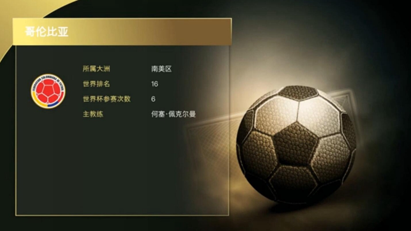 哥伦比亚 大名单