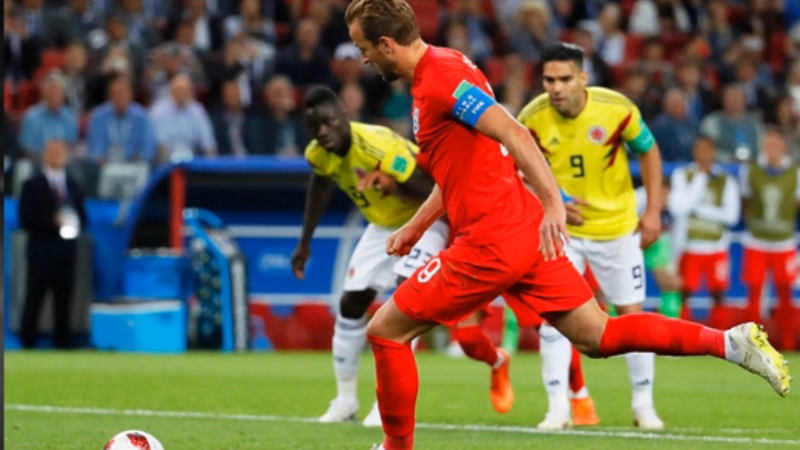 哥伦比亚VS英格兰 英格兰精彩点球