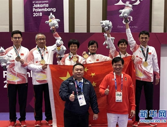 收获两金 中国桥牌队创造历史
