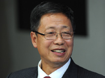 黃葦町在訪談現場