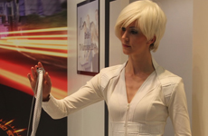 真假难辨的现场模特