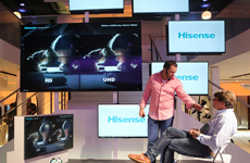 IFA现场的海信展台