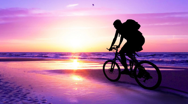 智能自行车&ldquo;蓝海见红&rdquo;