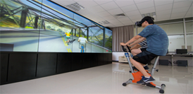 &pi;动骑行交互体验虚拟世界