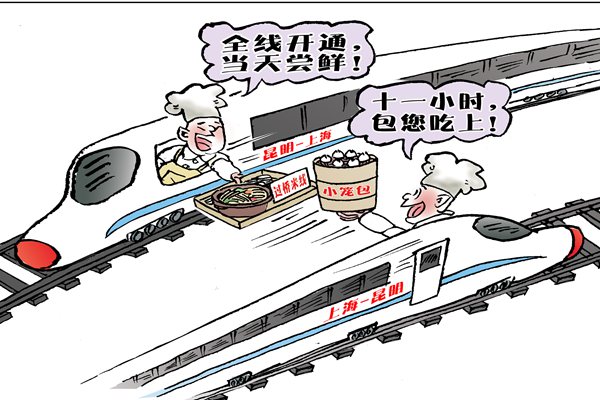 “小笼包”与“过桥米线”的牵手