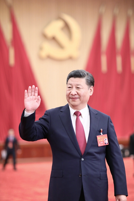 9、党的十九大隆重举行，确立习近平新时代中国特色社会主义思想为党的行动指南