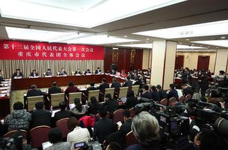 重庆代表团全体会议向媒体开放
