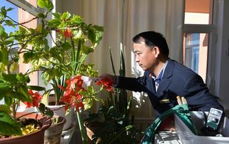 沙漠边缘的二人小站