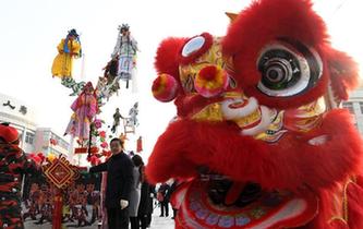 社火巡游庆元宵