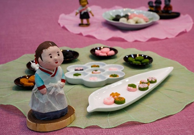 韩国松饼和茶食