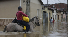 巴西东北部遭遇洪灾