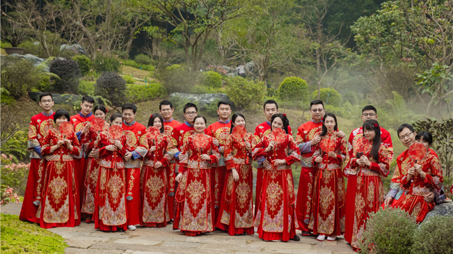 【新春走基層】甜！廣州15對新人舉行集體婚禮