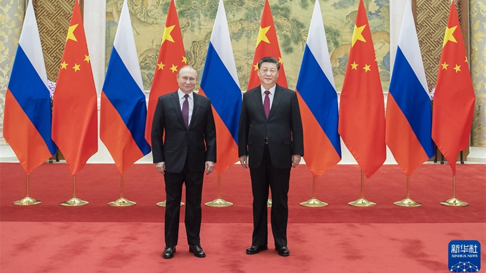 习近平同俄罗斯总统普京会谈