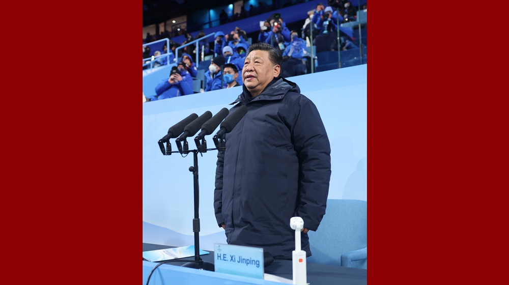 习近平出席第二十四届冬季奥林匹克运动会开幕式并宣布本届冬奥会开幕