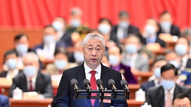 张泽熙委员代表台盟中央作大会发言
