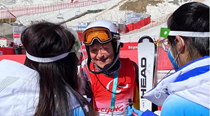 57歲北京冬殘奧選手和她的“眼睛”