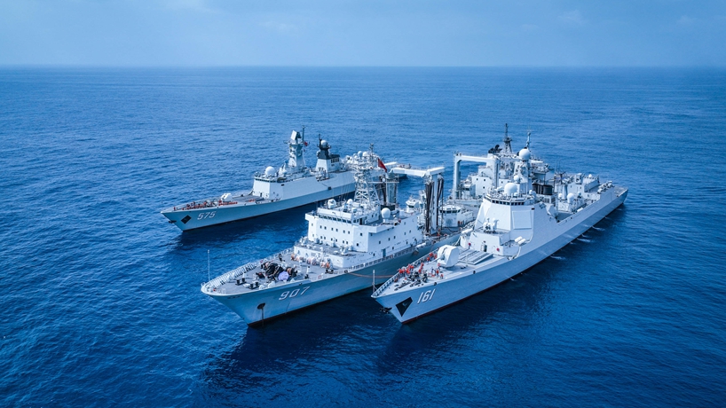 中國海軍第40批護航編隊完成任務返回湛江