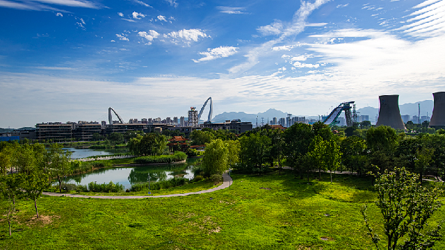 俯瞰首钢园 醉美石景山