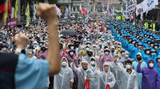 韓國舉行反美集會呼吁撤走駐韓美軍