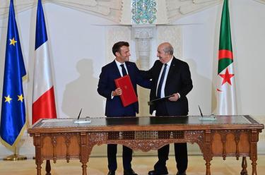 阿爾及利亞與法國簽署重建夥伴關係宣言