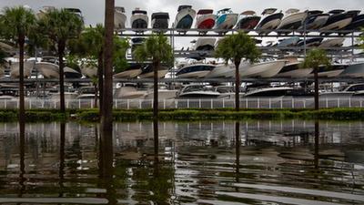颶風“伊恩”逼近美國佛羅裏達州 百萬居民被要求撤離