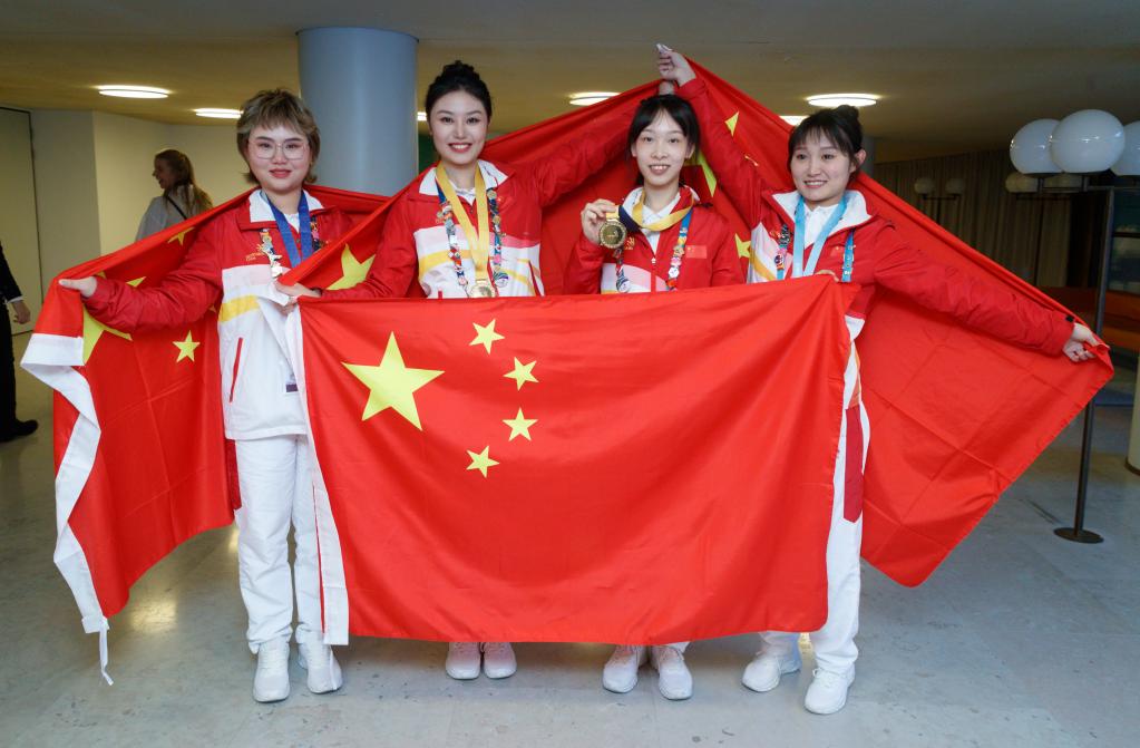 世界技能大赛特别赛芬兰赛区中国代表团获两金一银