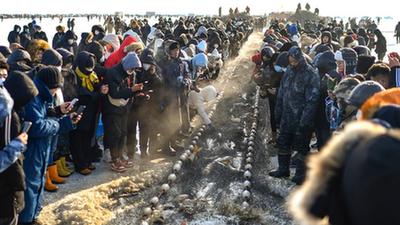 新华全媒+丨查干湖冬捕又一年