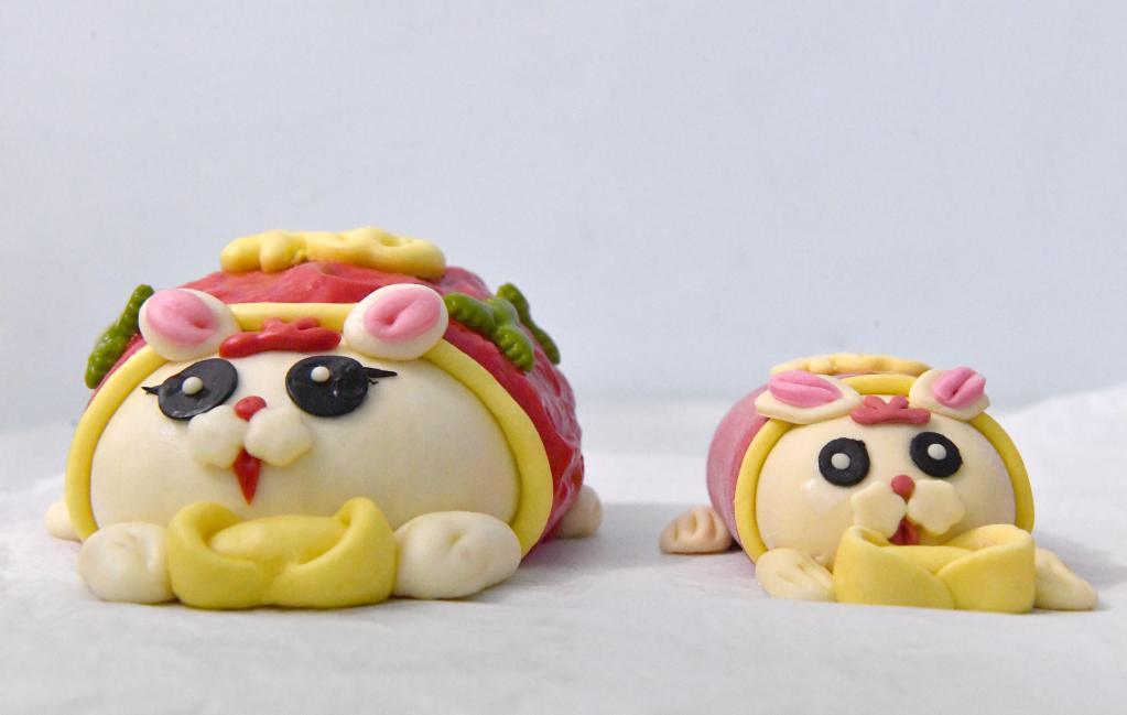 &ldquo;萌兔&rdquo;花馍新鲜出炉