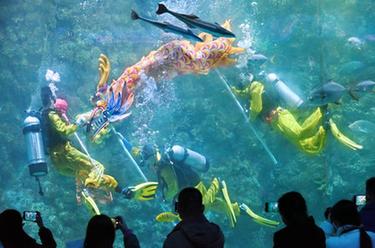 &ldquo;海底舞龙&rdquo;贺新春