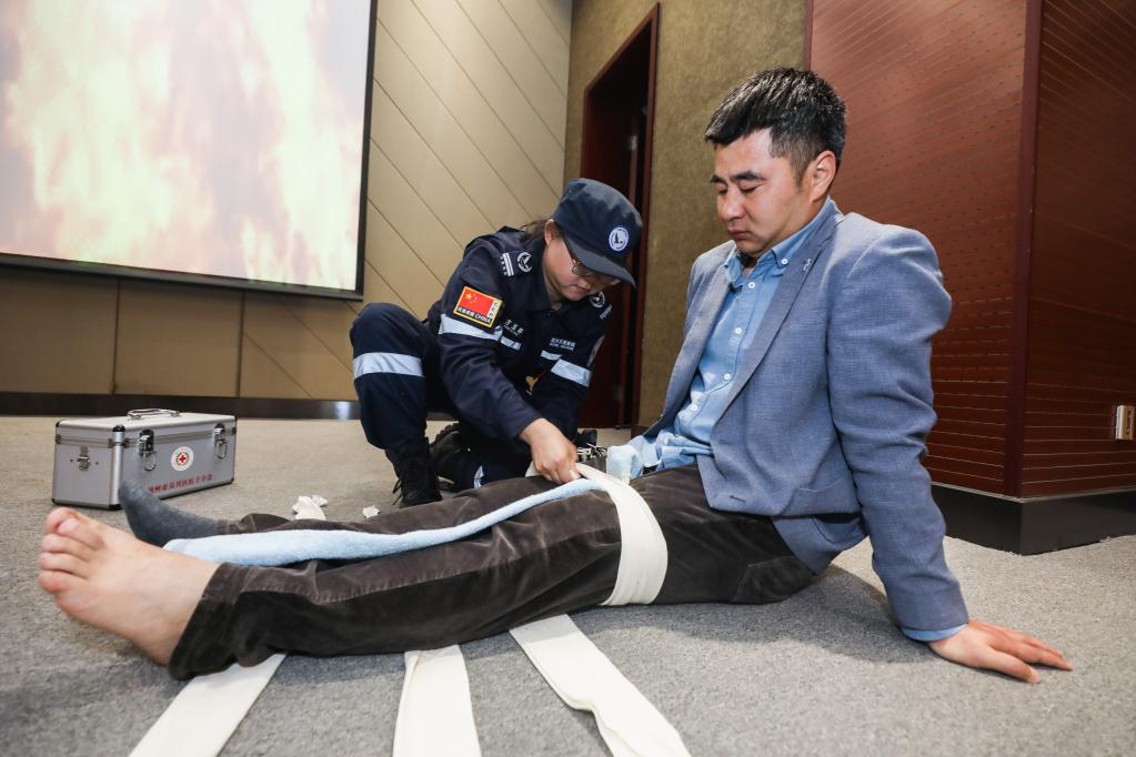 浙江湖州启动急救技能培训入企&ldquo;十百千万&rdquo;行动