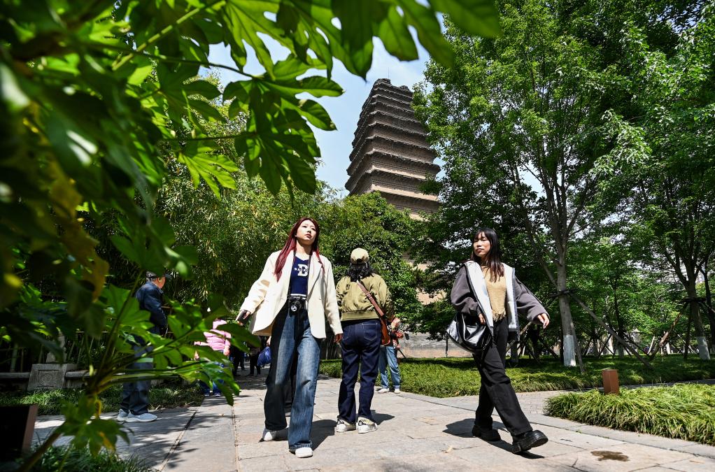 新华全媒+丨打卡古都西安的文化地标&mdash;&mdash;小雁塔