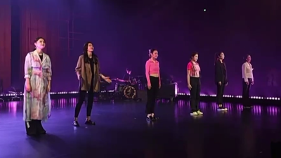 田沁鑫走进文化济宁 探班音乐话剧《未·来》