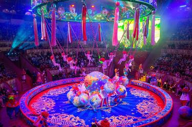 俄罗斯举办&ldquo;无国界&rdquo;国际马戏艺术节