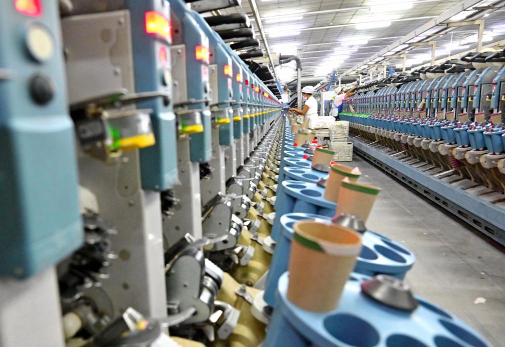 河北灤南：紡紗産業提檔升級 助推經濟高品質發展