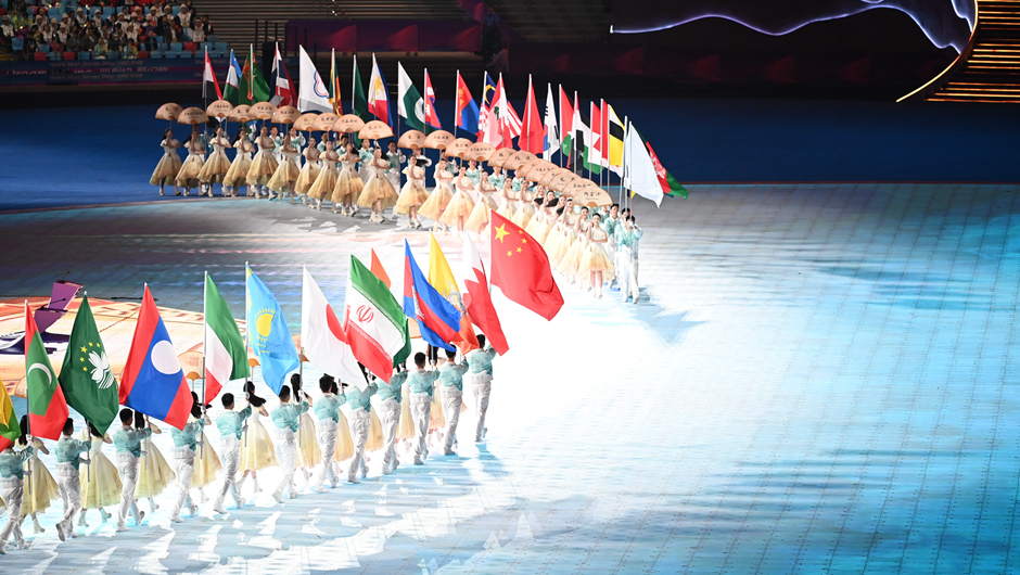 亚残运会开幕式现场