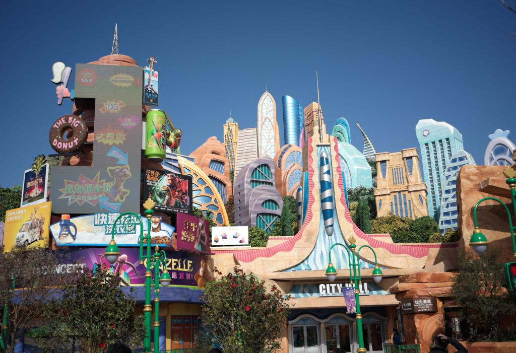 全球首个&ldquo;疯狂动物城&rdquo;园区在上海迪士尼试运行