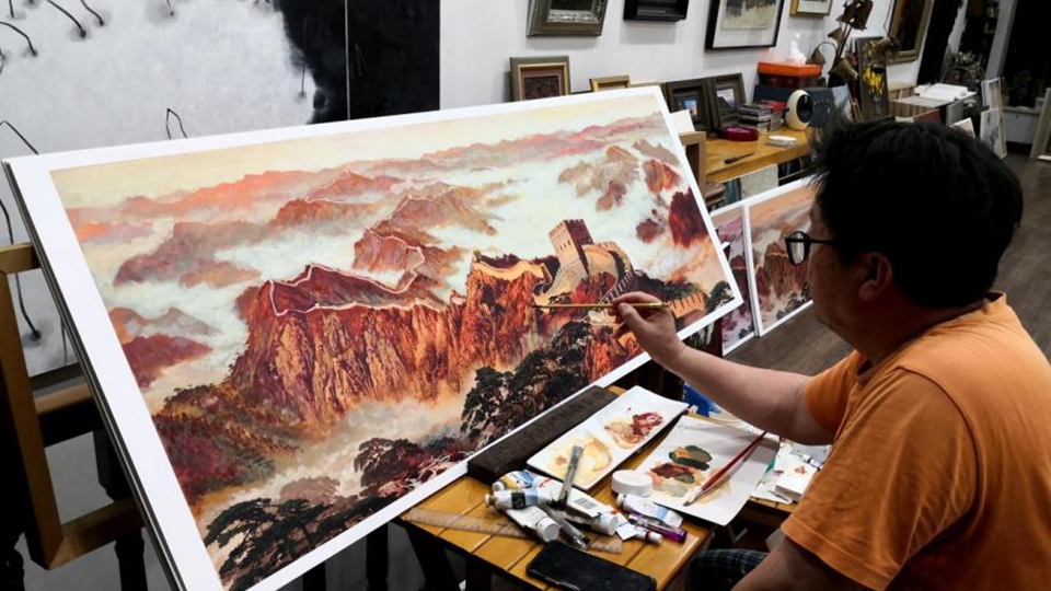 嘿!长城丨刻在600平方米壁画上的长城