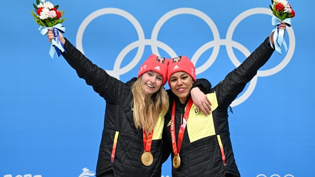 女子雙人雪車：德國選手奪冠