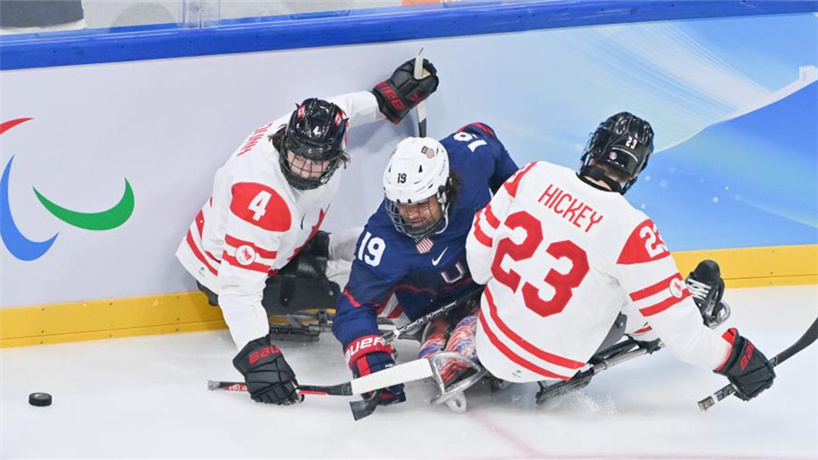 北京冬殘奧冰球完賽 美國隊實現四連冠