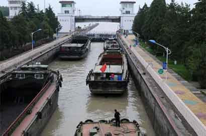 京杭古运河苏北航段借力&ldquo;绿色航运&rdquo;焕发生机