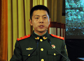 武警西藏总队那曲支队七中队四级警士长宗雷作报告