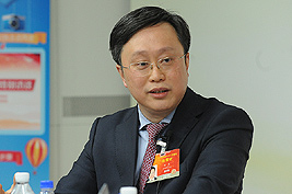 彭琳在访谈现场