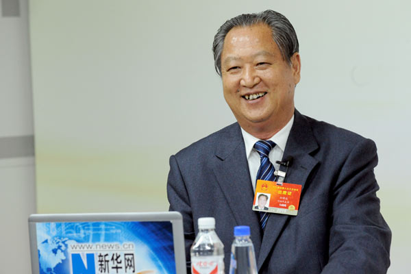 孙耀志在访谈现场