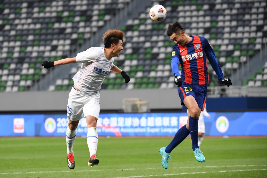 足球&mdash;&mdash;中超：上海申花胜青岛