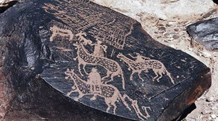 内蒙古西部发现172幅古代岩画